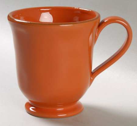 Fantasia Orange Footed Mug