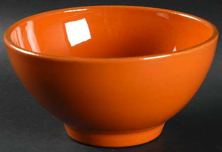 Fantasia Orange Coupe Cereal Bowl