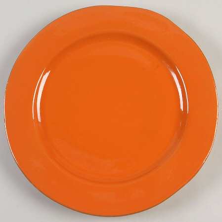 Fantasia Orange Large Dinner Plate