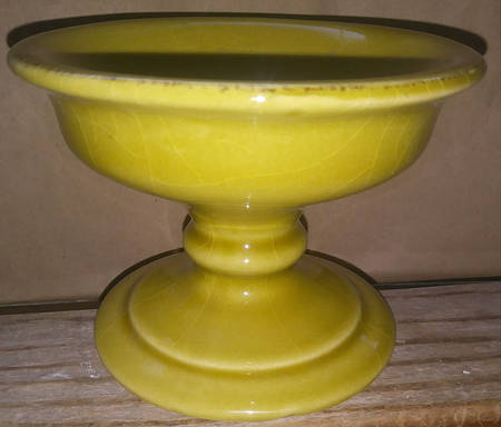 Fantasia Lime (Solid Color) Pedestal Candleholder