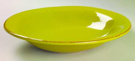 Fantasia Lime (Solid Color) 8" Individual Pasta Bowl