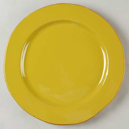 Fantasia Lime (Solid Color) Large Dinner Plate