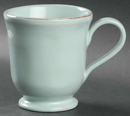 Fantasia Light Blue (Solid Color) Footed Mug