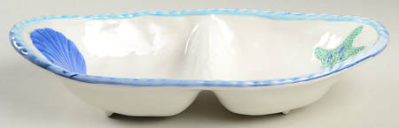 Mare Misto Oval Divided Vegetable Bowl