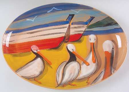 Marina 17" Oval Serving Platter