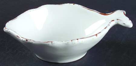 Pesce Bianco White Condiment Bowl