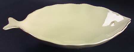 Pesce Crema 15" Large Oval Bowl