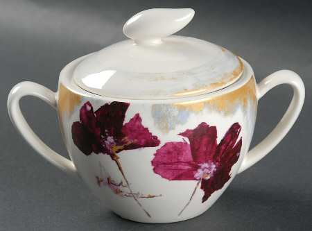 Lilac Sugar Bowl & Lid