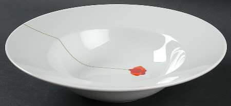 Poppy Papoilas 9" Individual Pasta Bowl