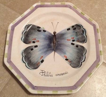 Butterfly (Octagonal) Dinner Plate