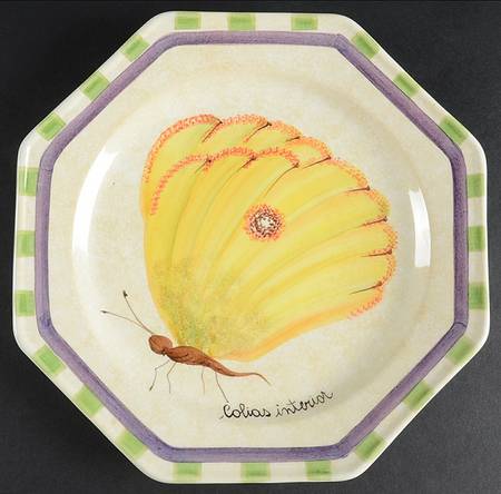Butterfly (Octagonal) by Vietri (Italy)