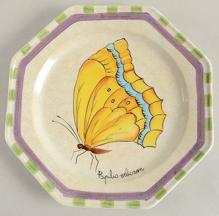 Butterfly (Octagonal) Dinner Plate