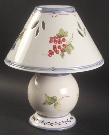 Cottage Candle Lamp & Shade
