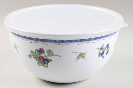 Cottage 8" Metal Mixing Bowl & Plastic Lid
