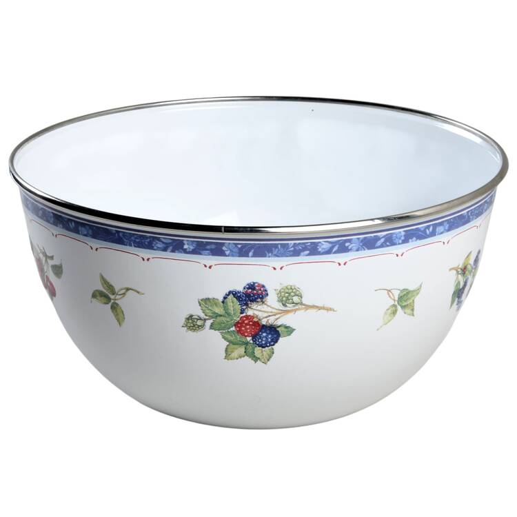 Cottage 9" Metal Mixing Bowl