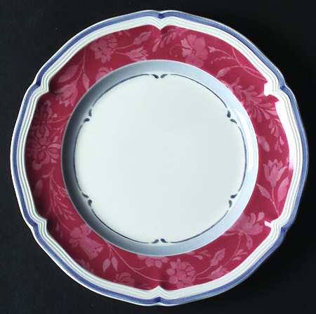 Cottage Red Bread & Butter Plate