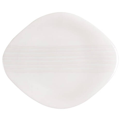 Dune Lines Oval Salad Plate