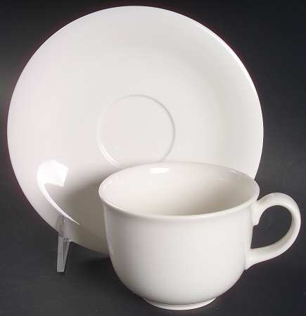 Home Elements Flat Cup & Saucer Set