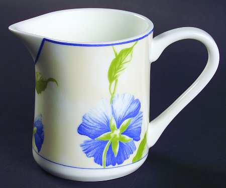 Blue Pansy Creamer