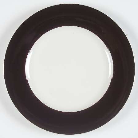 Wonderful World Black Salad Plate