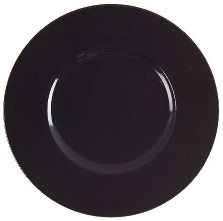 Wonderful World Black Bread & Butter Plate