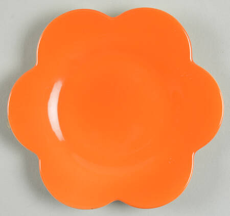 Wonderful World Orange Small Bloom Bread & Butter Plate