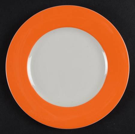 Wonderful World Orange Bread & Butter Plate