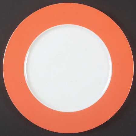 Wonderful World Orange Service Plate (Charger)