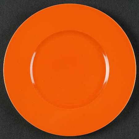 Wonderful World Orange Bread & Butter Plate