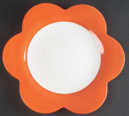 Wonderful World Orange Bloom Dinner Plate