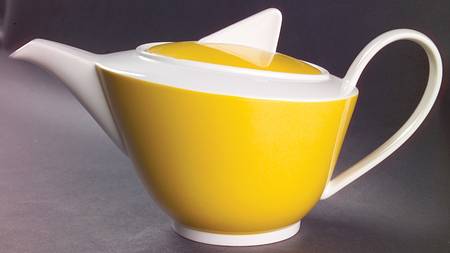 Wonderful World Yellow Tea/Coffee Pot & Lid
