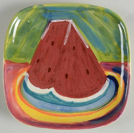 Summer Fruit Square Salad Plate