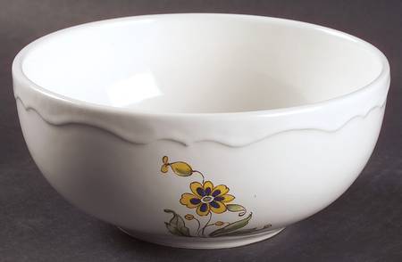 Vieux Provence Green Trim Soup/Cereal Bowl