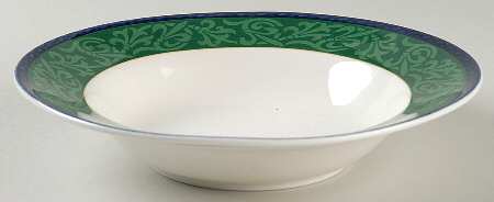 Fleur De Lis Rim Soup Bowl
