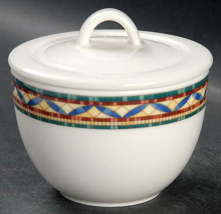 Hotel Pergamon Sugar Bowl & Lid
