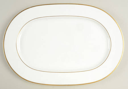Charleston Gold 13" Oval Serving Platter