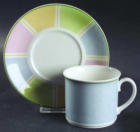 Twist Colour Breakfast Cup & Saucer Set