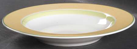 Twist Colour Yellow Large Rim Soup Bowl