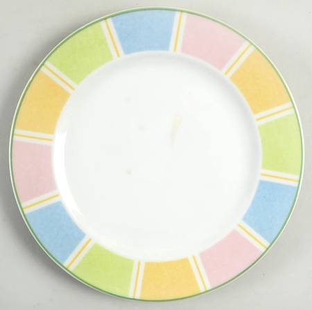 Twist Colour Stripes Salad Plate