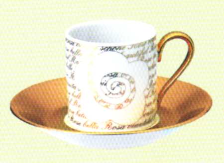 Friendship Flat Demitasse Cup & Saucer Set