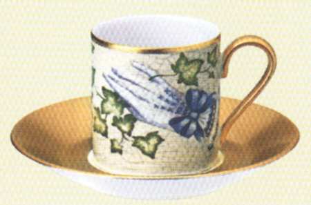 Symbols Flat Demitasse Cup & Saucer Set