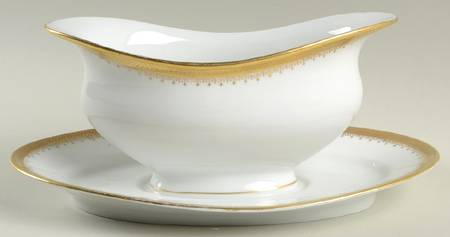 VTO85 Gravy Boat with Attached Underplate