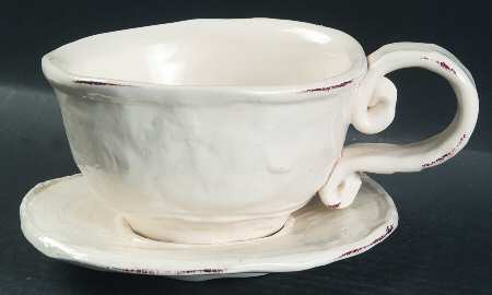 Locanda Flat Cup & Saucer Set