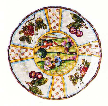 Four Seasons (Fruit Border) by Vietri (Italy)