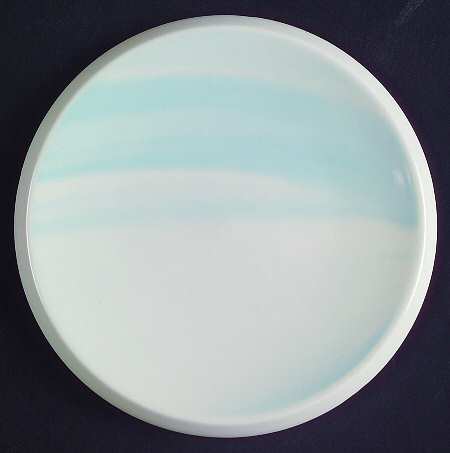 City Life Blue 4" Small Round Plate