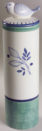 Blue Bird Pasta Jar & Lid
