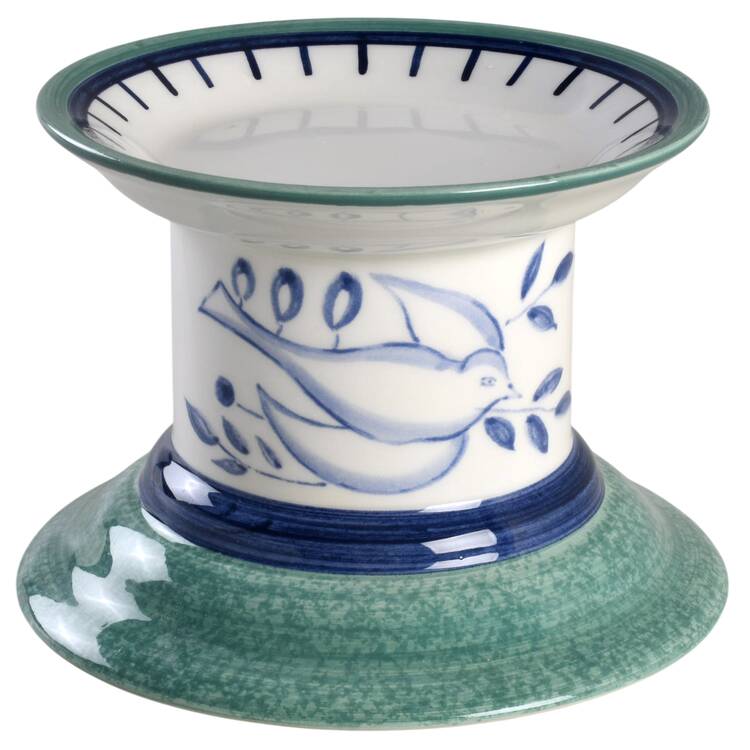 Blue Bird 3" Candlestick