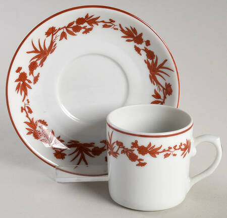 Goa Flat Demitasse Cup & Saucer Set