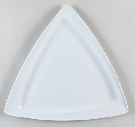 Organic White 15" Triangular Serving Platter by Vista Alegre