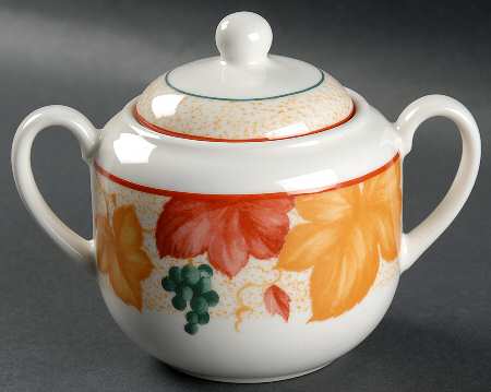 Vines Sugar Bowl & Lid